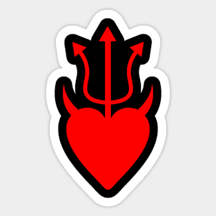 EVIL HEART Sticker